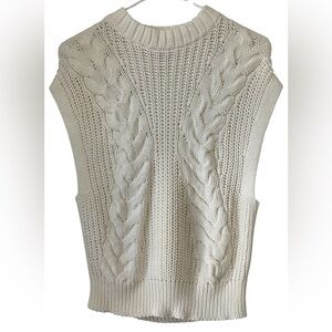 a new day Cream Cable Knit Sweater